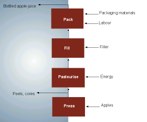 Figure 1. Making apple juice